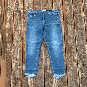 Sam Edelman Kitten Mid Rise Skinny Crop - Size 32